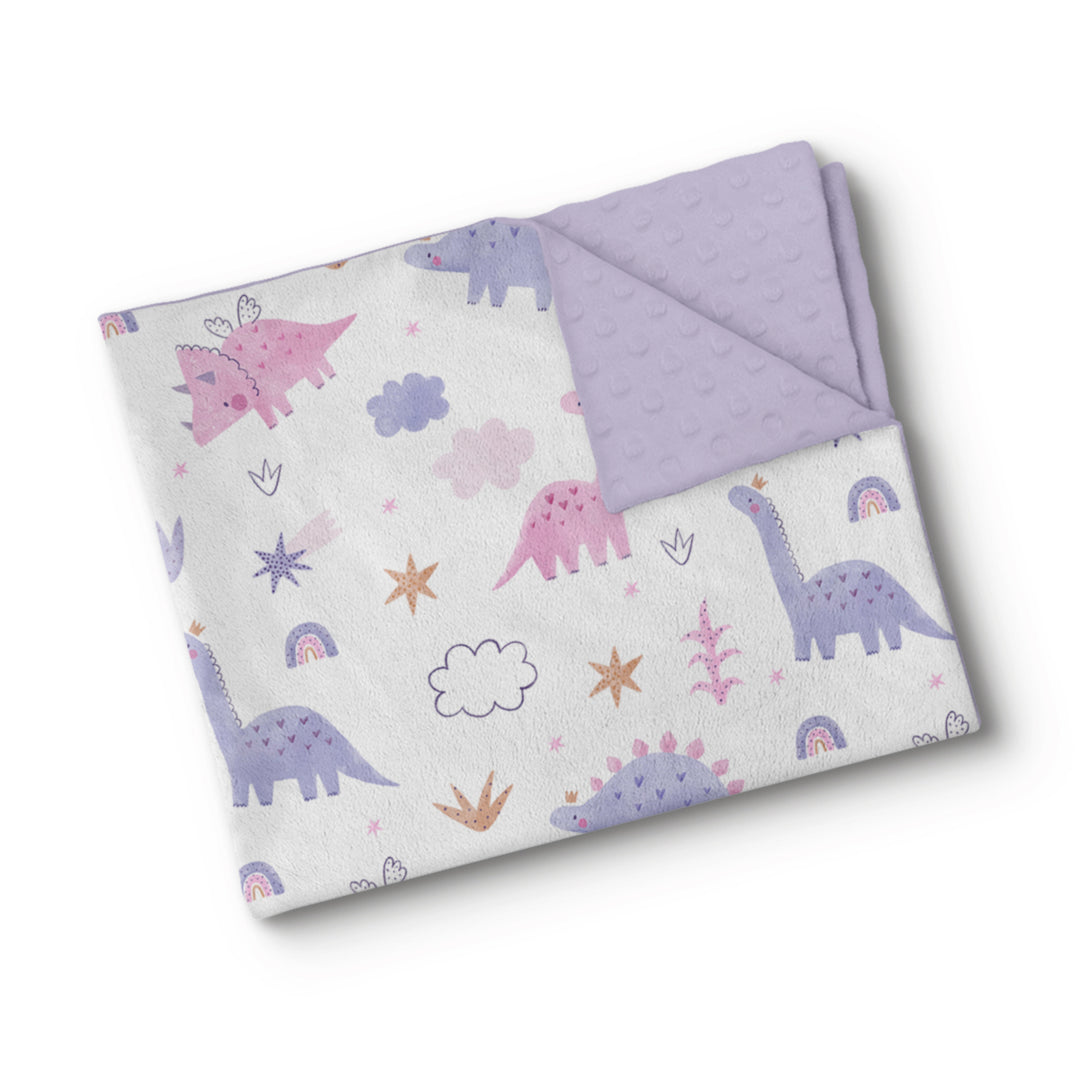 Celestial Dinosaurs - Minky Blanket