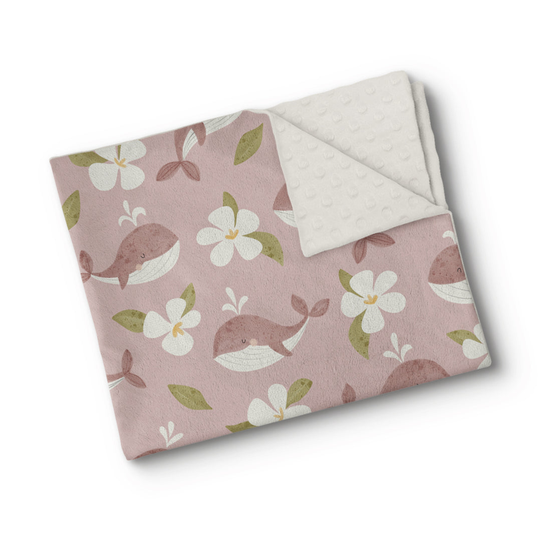 Whale Dreams - Minky Blanket