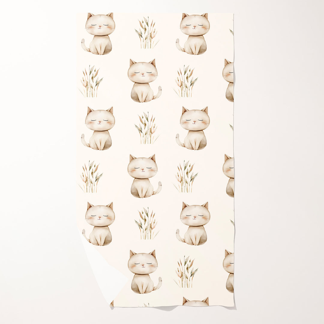 Chaton-ron-ron - Serviette de plage en microfibre