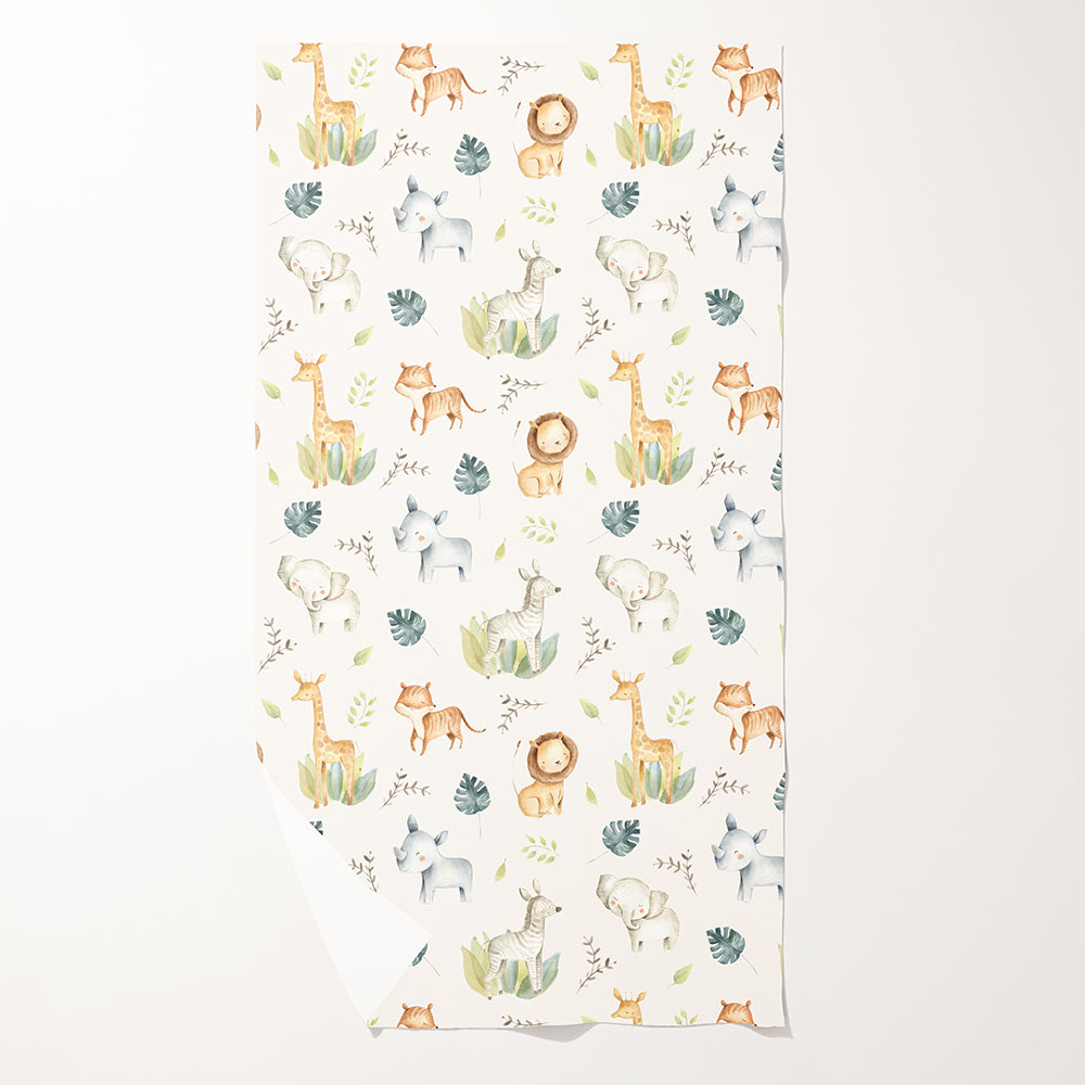Jungle pacifique - Serviette de plage en microfibre