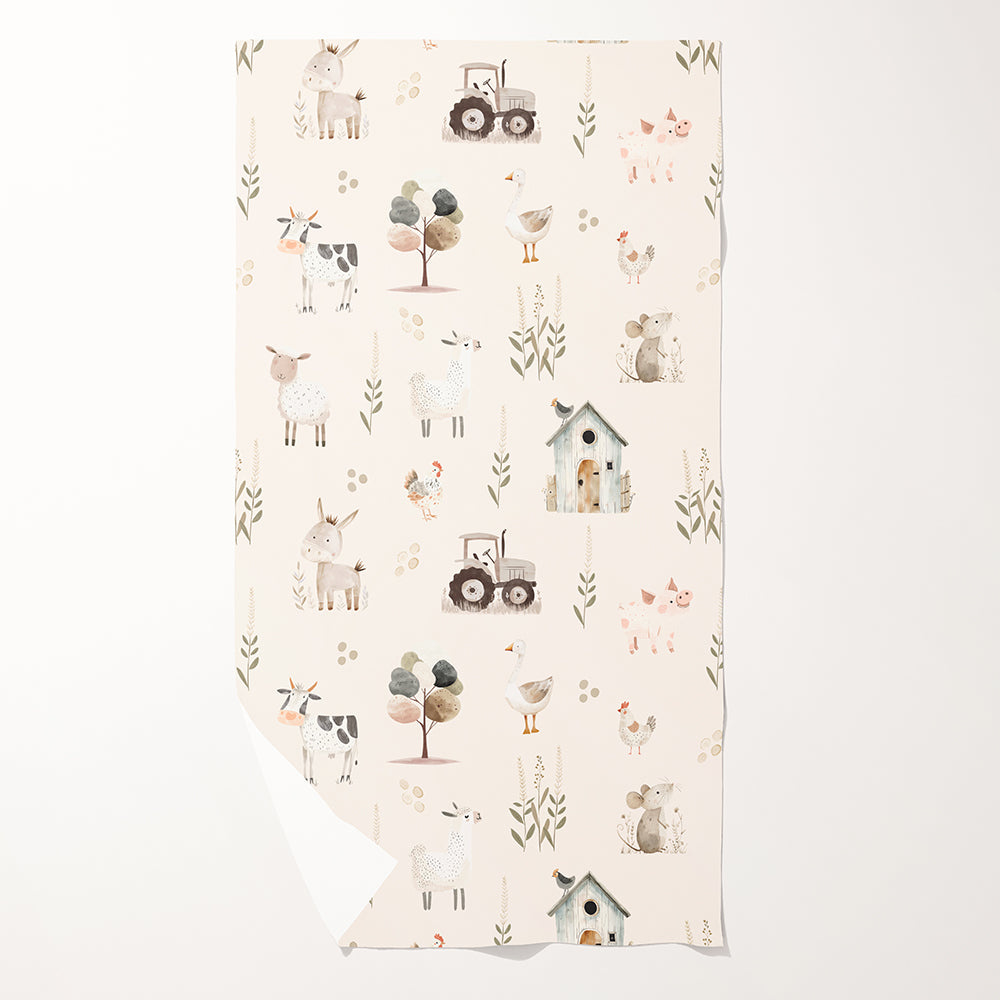 Plaisirs de campagne - Serviette de plage en microfibre