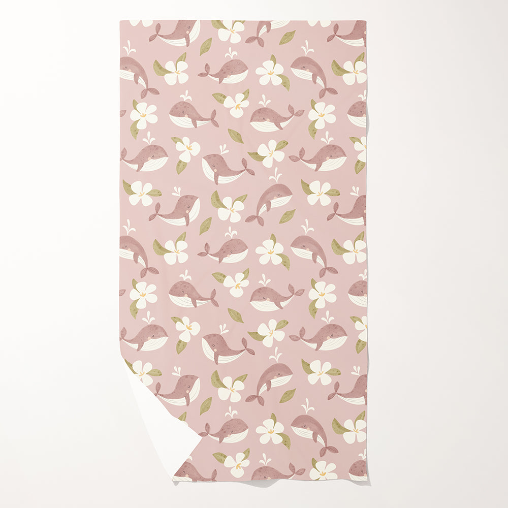 Whale Dreams - Microfiber Beach Towel