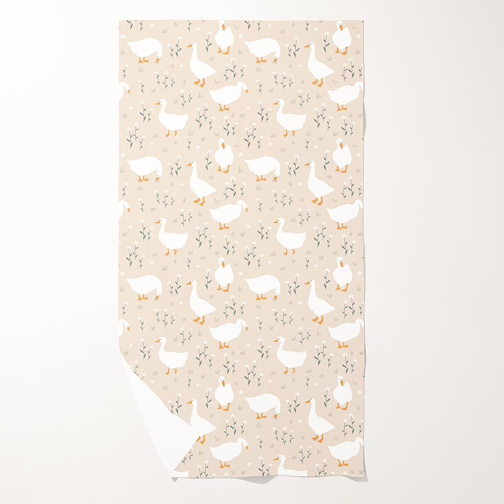 Snow Geese - Microfiber Beach Towel