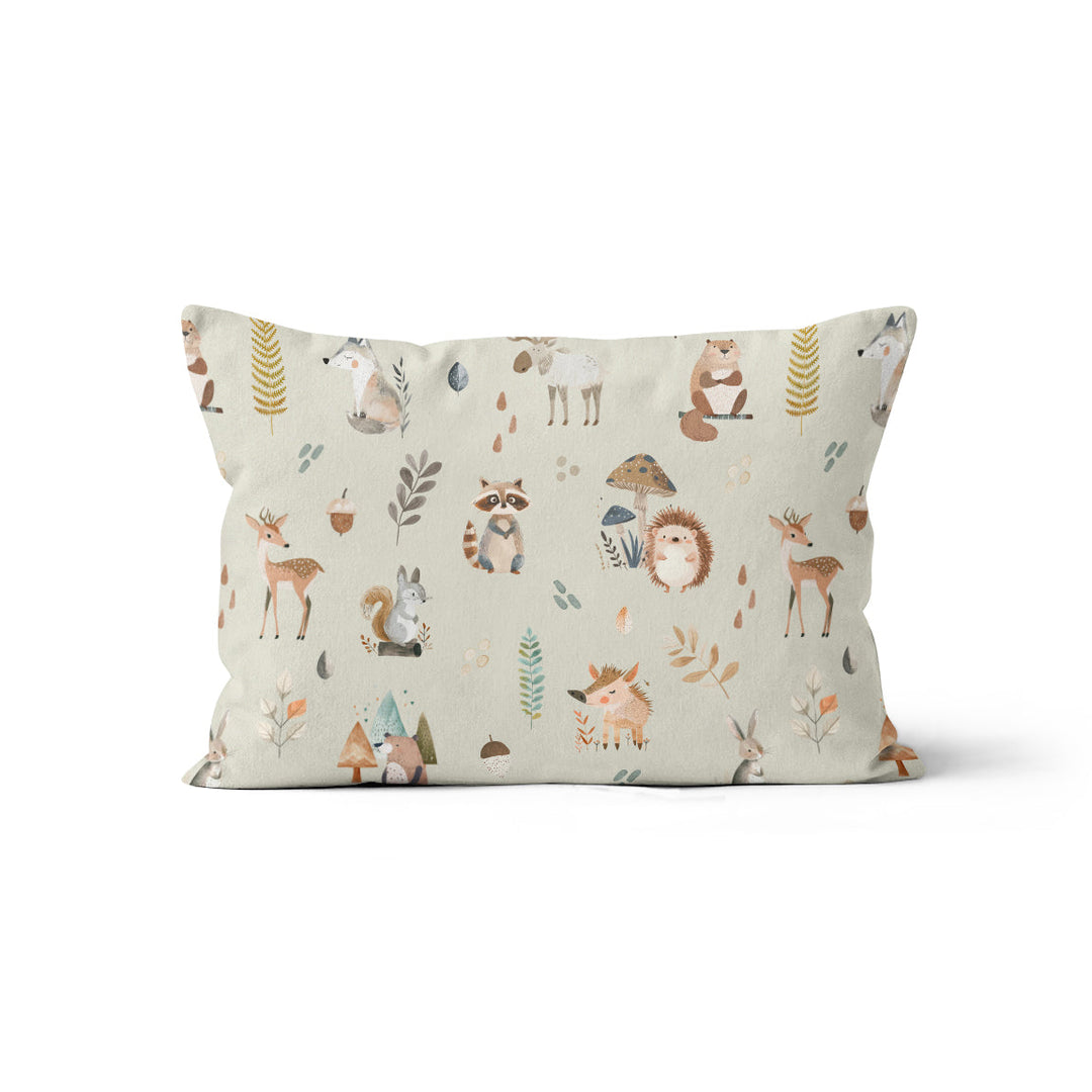 Bouffée d'air frais (loup) - Taie d'oreiller et housse de coussin