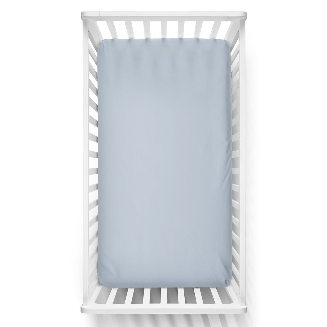 Light Blue - Muslin Fitted Sheet