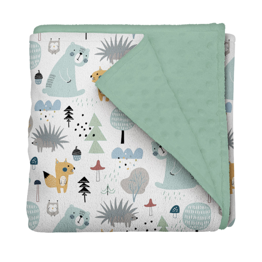 Forêt confetti - Couverture de minky