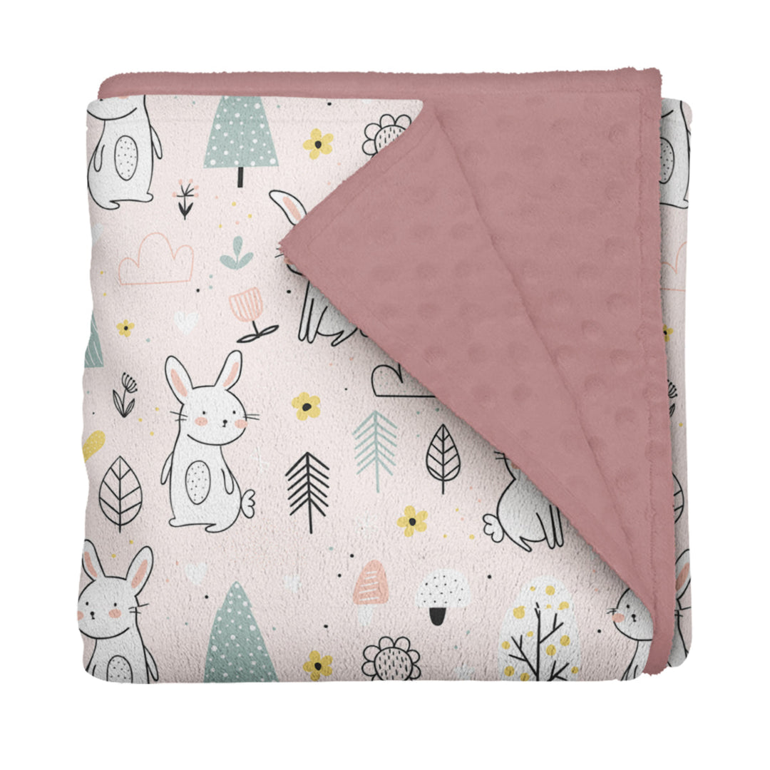 Randonnée paisible - Couverture de minky