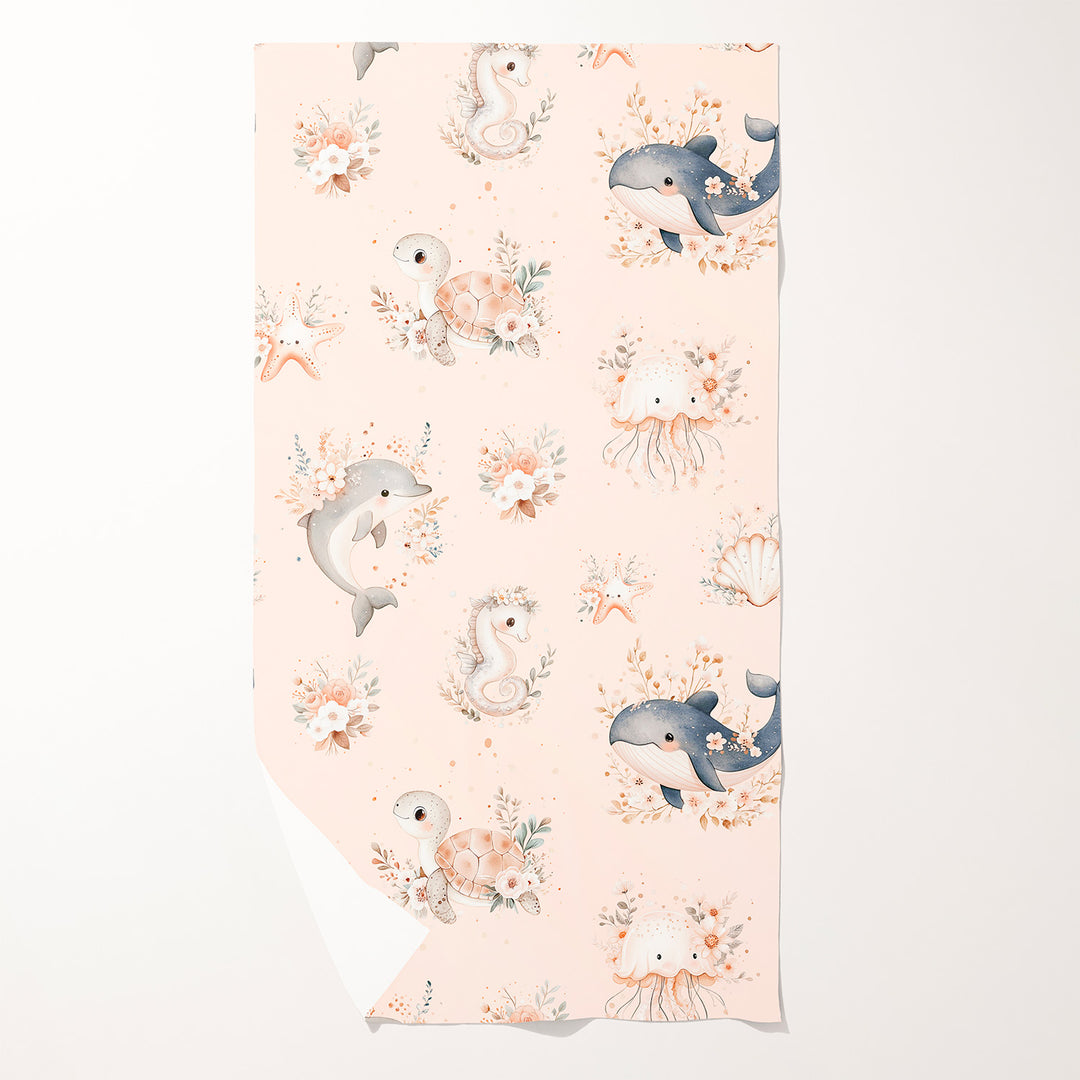 Amis de l'océan - Serviette de plage en microfibre