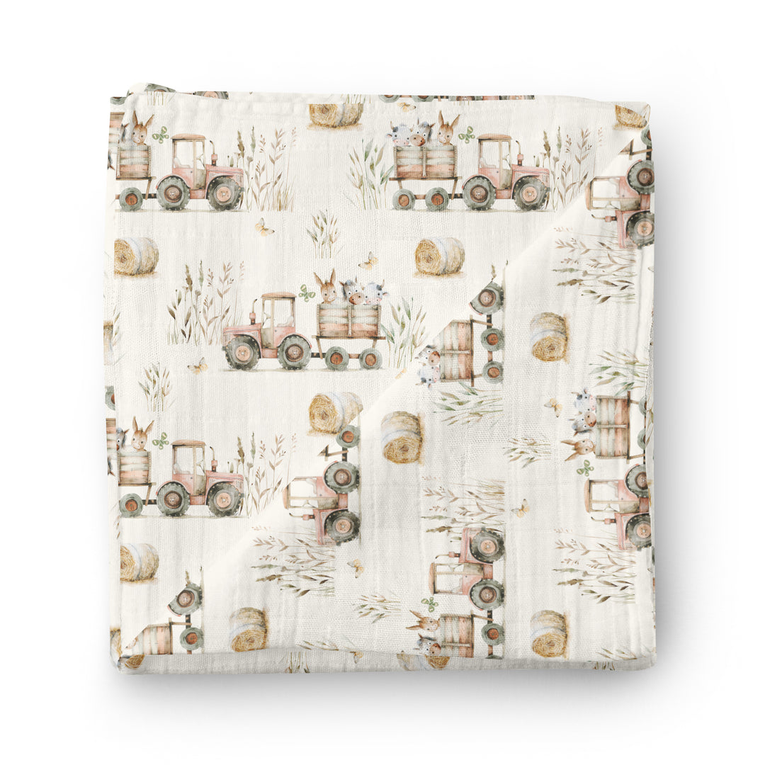 Balade au champ - Mousseline de bambou