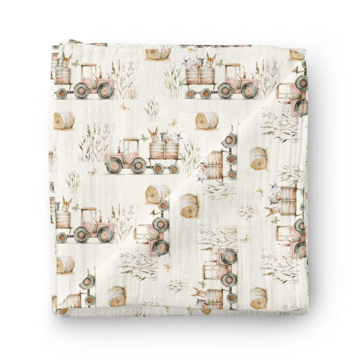 Balade au champ - Mousseline de bambou