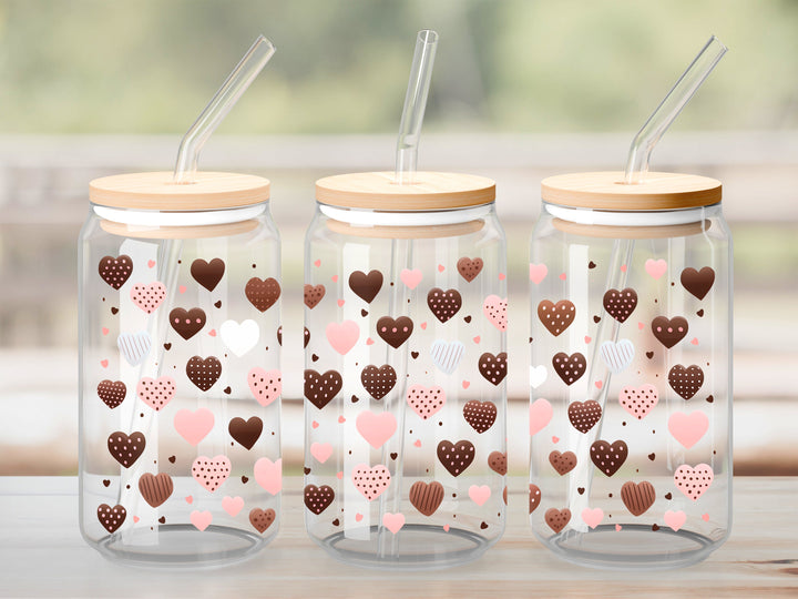Verre Biscuit d'amour / Autocollant UV DTF
