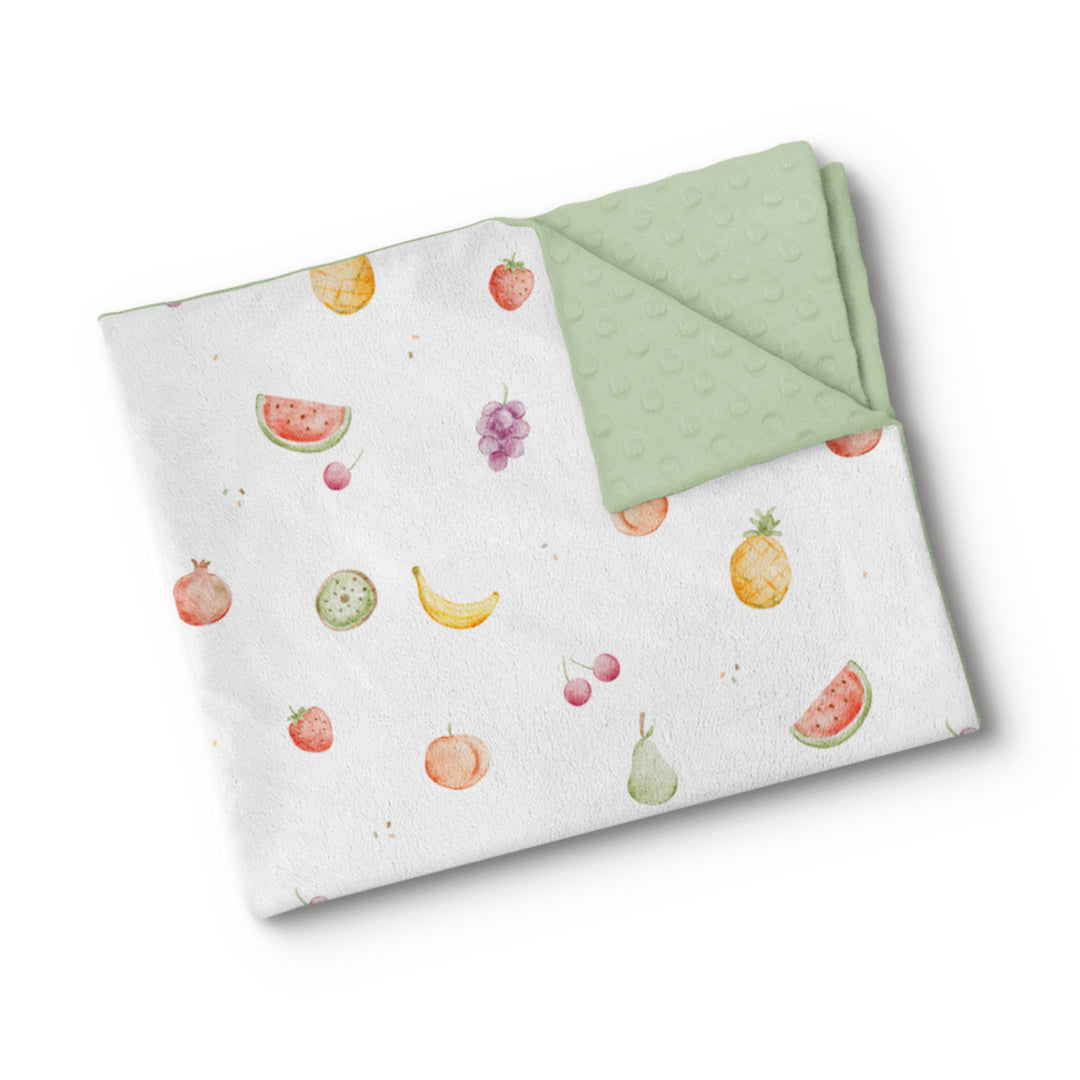 Bonheur fruité - Couverture de minky