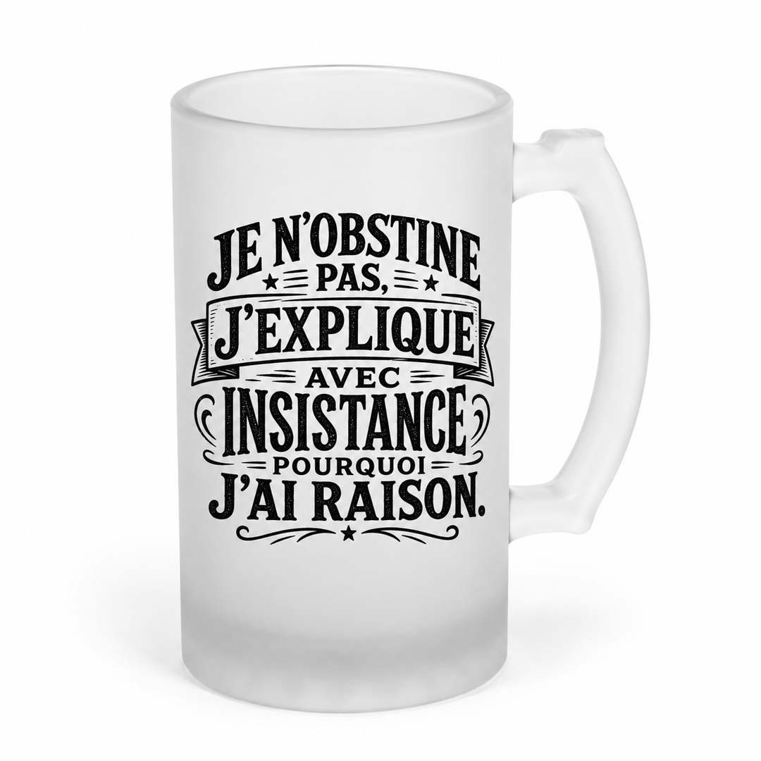 Je n'obstine pas - Buck de bière