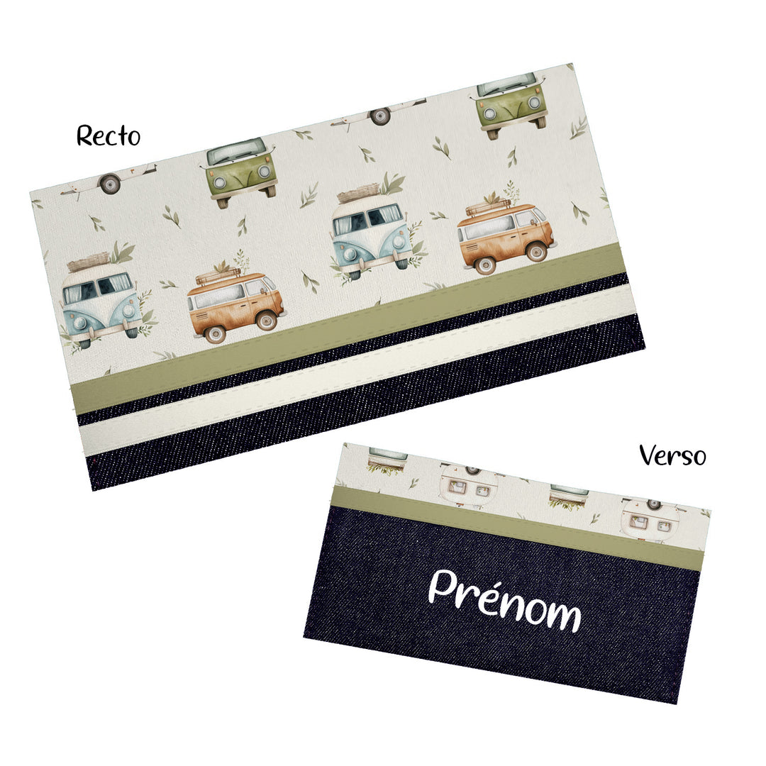 Camper boho - Protège carnet de santé