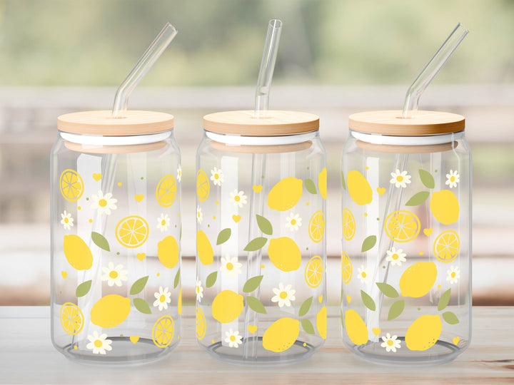 Verre Citrons / Autocollant UV DTF