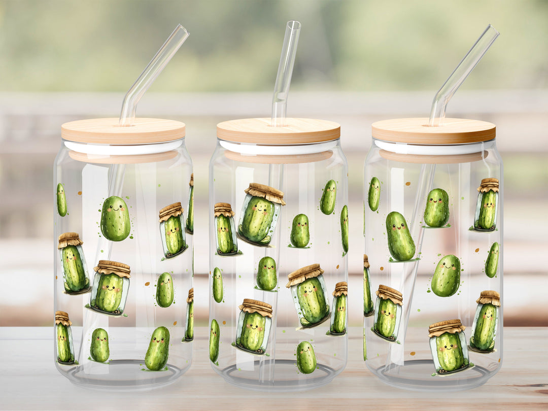 Verre Little pickles / Autocollant UV DTF
