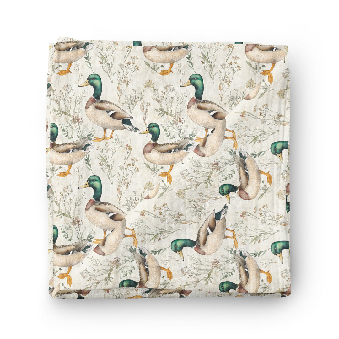 Canard Mallard - Mousseline de bambou