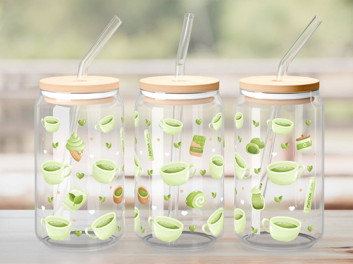 Verre Matcha lover / Autocollant UV DTF