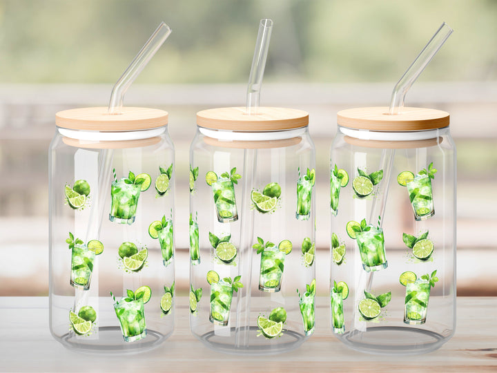 Verre Mojitos / Autocollant UV DTF