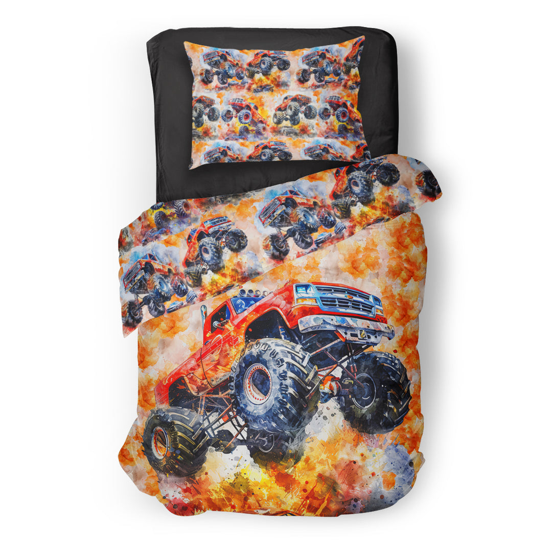Monster truck - Couvre-lit pour enfants