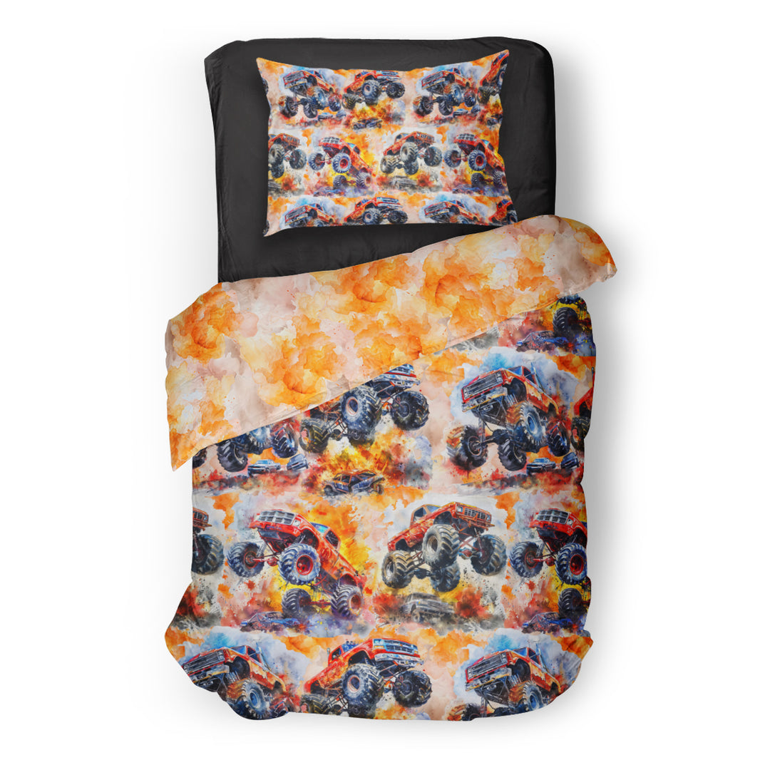 Monster truck - Couvre-lit pour enfants