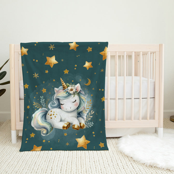 Dodo étoilé - Couverture de minky réversible