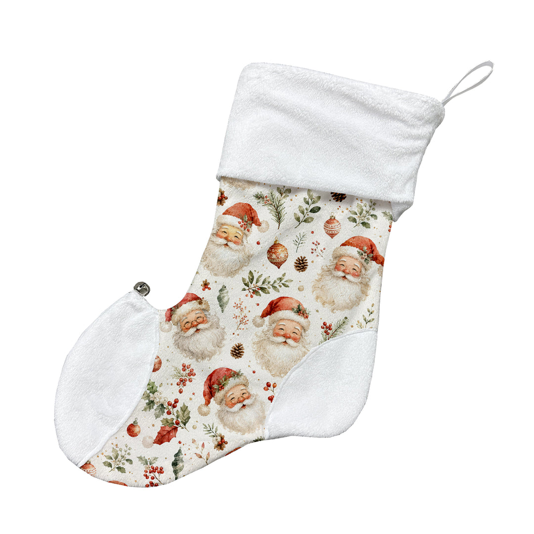 Papa Noël vintage - Bas de Noël