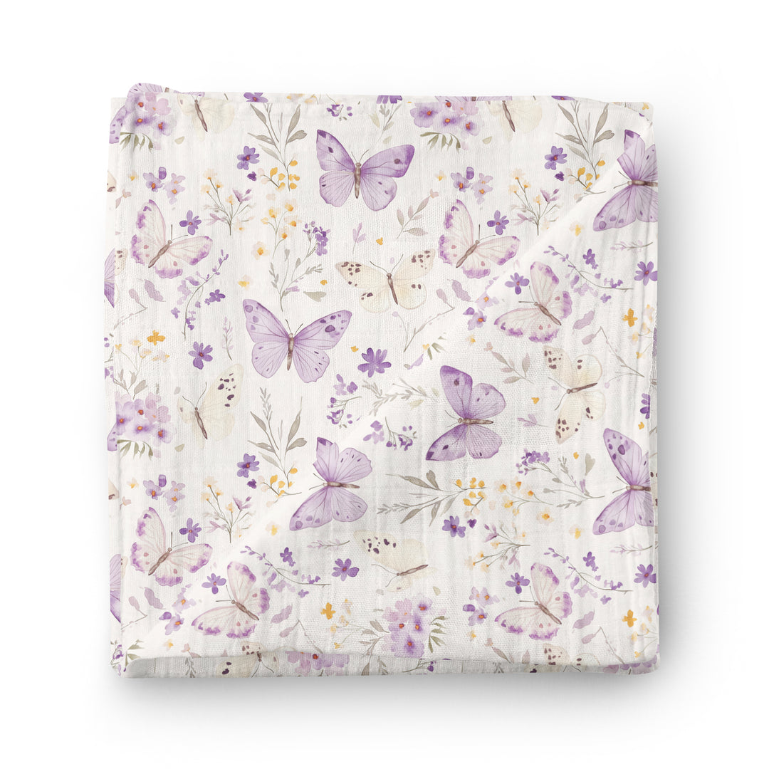 Papillon - Mousseline de bambou