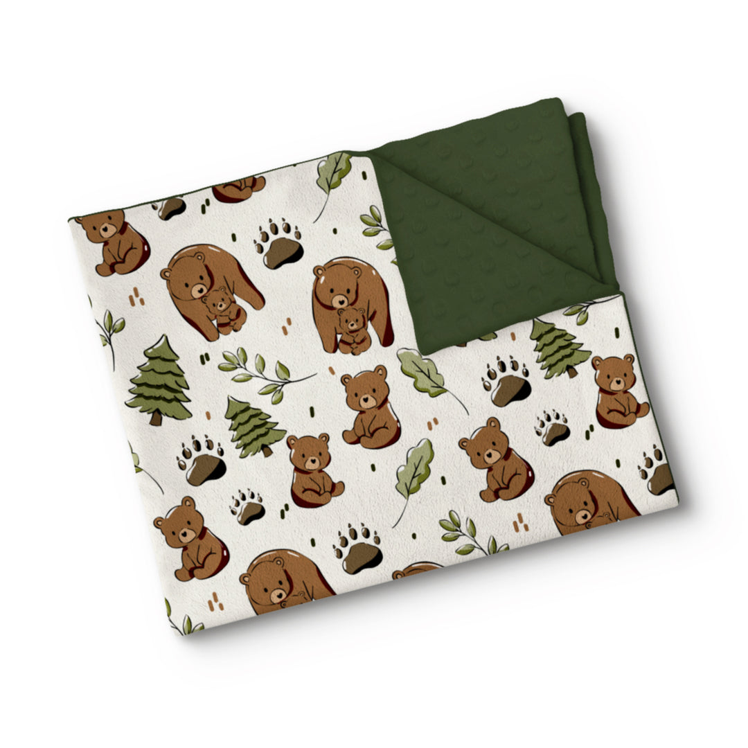 Pattes d'ours - Couverture de minky
