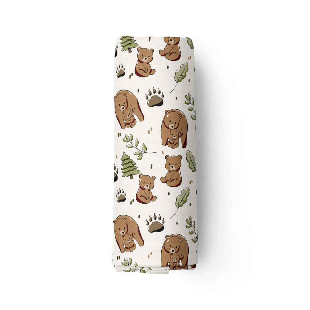 Pattes d'ours - Mousseline de bambou