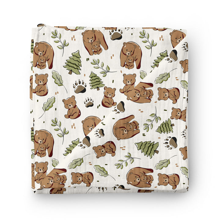 Pattes d'ours - Mousseline de bambou