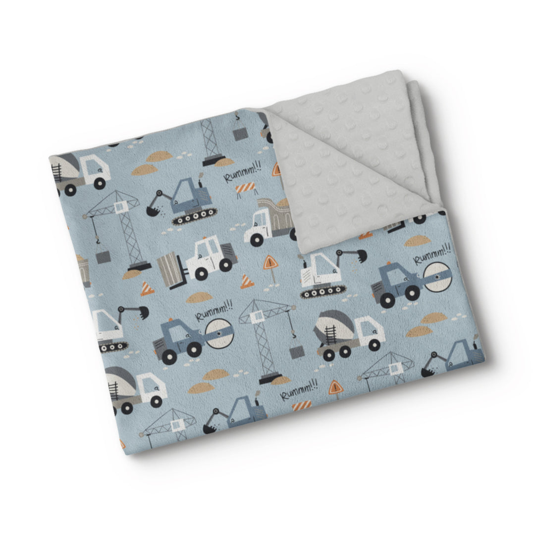 Petit bâtisseur - Couverture de minky