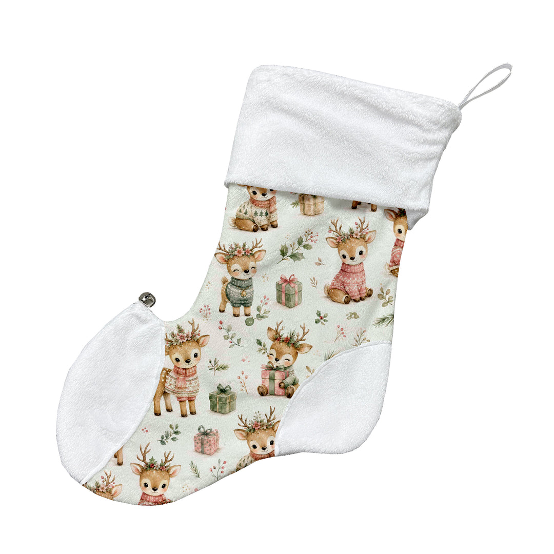 Petit renne vintage - Bas de Noël