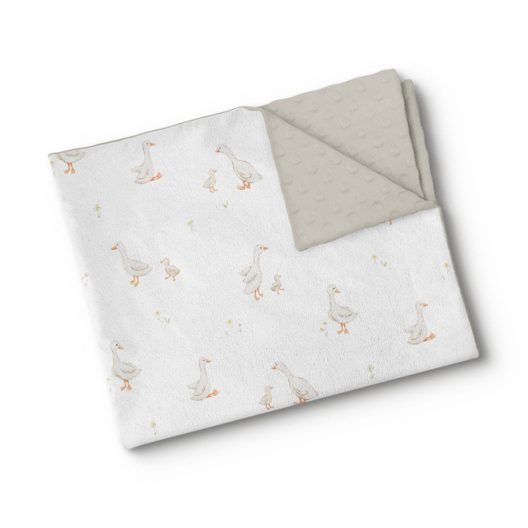Plume de coton - Couverture de minky