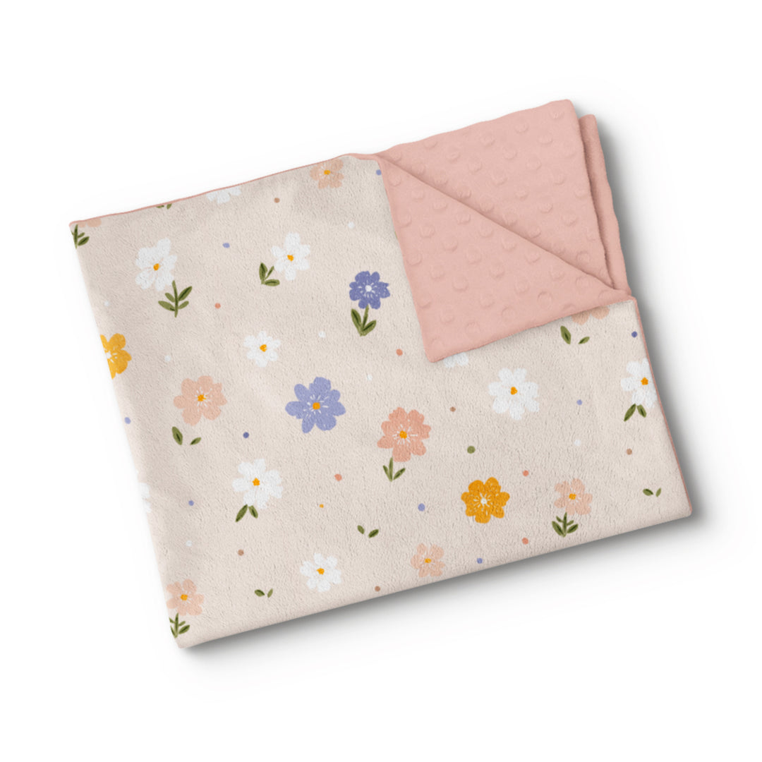 Poudre de Fleurs - Couverture de minky