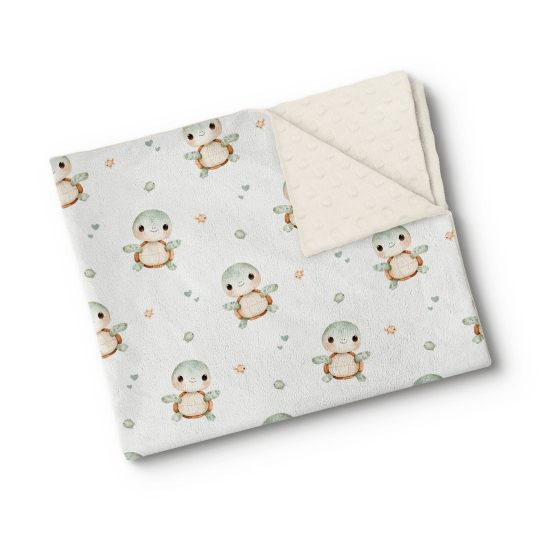 Tortue-têtue - Couverture de minky