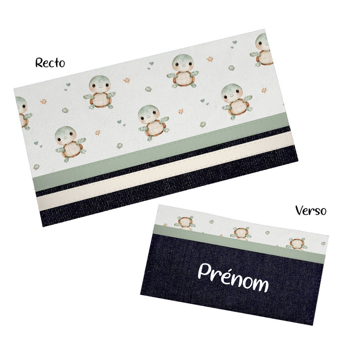 Tortue-têtue - Protège carnet de santé