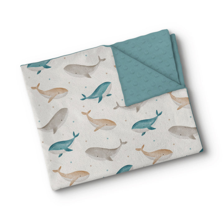 Chant de baleine - Couverture de minky