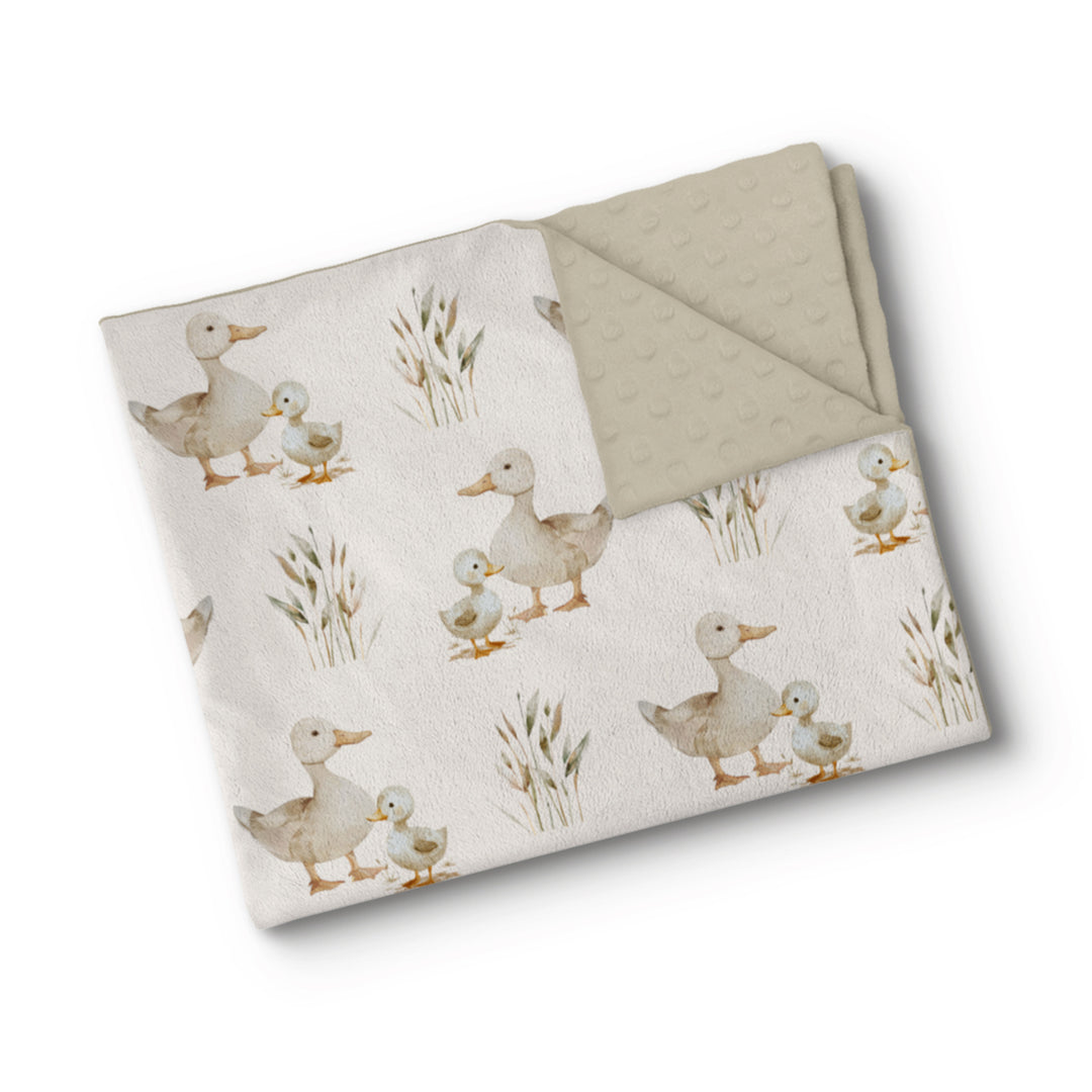 Canes et canetons - Couverture de minky