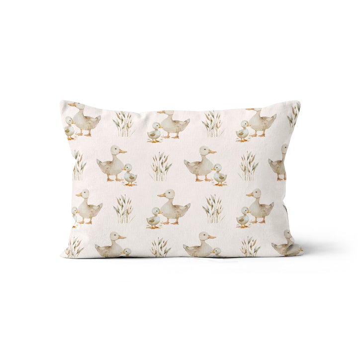 Canes et canetons - Taie d'oreiller et housse de coussin