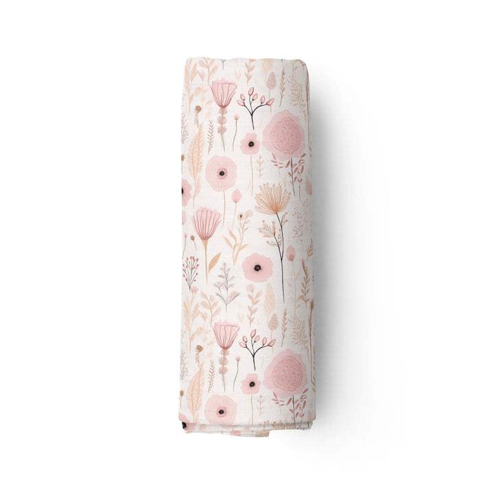 Champ de fleurs - Mousseline de bambou