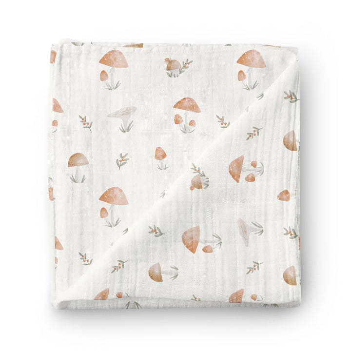 Forest Mushrooms - Bamboo Muslin