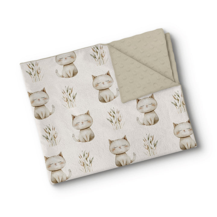 Chaton-ron-ron - Couverture de minky
