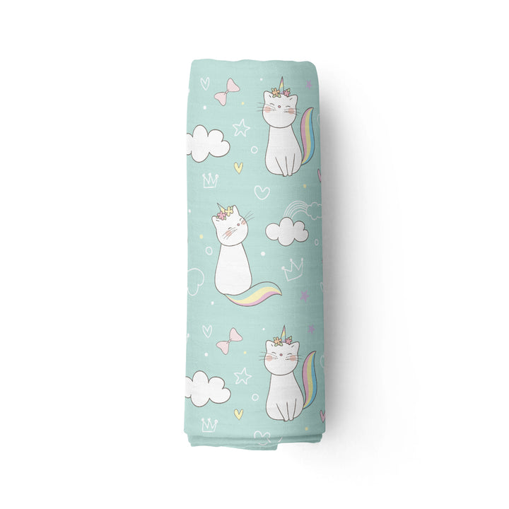 Chat licorne - Mousseline de bambou