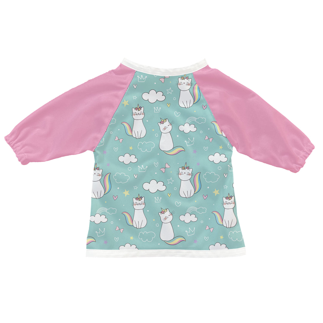 Chat licorne - Bavette à manches