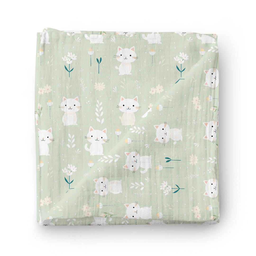 Cute Kittens - Bamboo Muslin