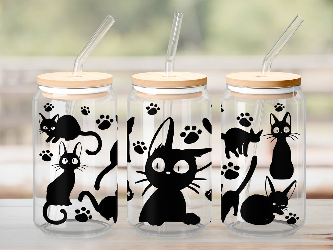 Verre Chats / Autocollant UV DTF