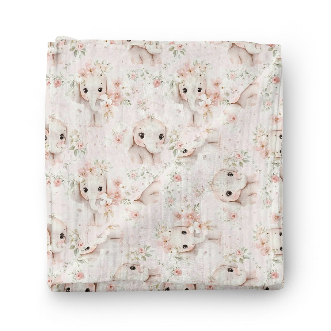 Éléphanteau - Mousseline de bambou