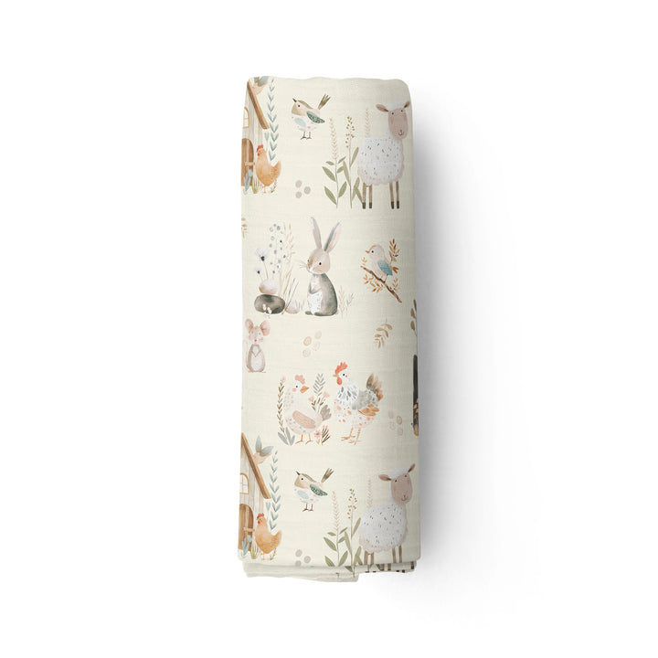 Ferme rustique - Mousseline de bambou