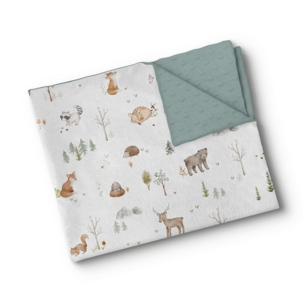 Forêt boréale - Couverture de minky